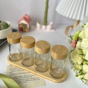 تصویر جاادویه ۴تایی درب بامبو 