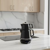 تصویر چای ساز مشکی مدل Demiks A332 کرکماز 