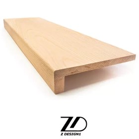 تصویر کف پله چوبی راش 