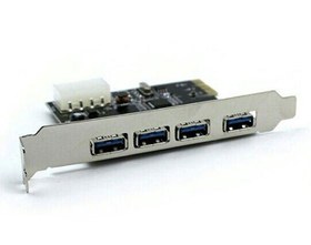 تصویر کارت PCI-E به USB3.0 چهار پورت رویال (Royal) مدل RP-304 