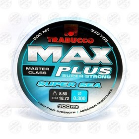 تصویر نخ ماهیگیری دریایی ترابوکو مستر کلاس۳۰۰ متر سایز ۰.۳۰،Trabucco MAX PLUS SUPER SEA 