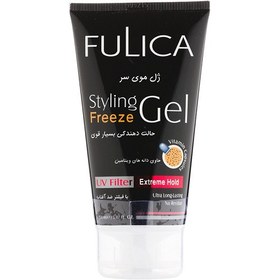 تصویر ژل مو حالت دهنده بسیار قوی فولیکا مناسب انواع مو ۱۵۰ میلی لیتر fulica extreme hold styling gel 150ml