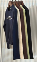 تصویر کراپ ساده نوشته کبریتی درشت فری‌سایز ۳۶ تا ۴۴ - سبز ماچا 