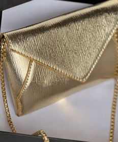 تصویر کیف دوشی زنانه زارا ZARAمدل پاکت نامه همراه بند بلند زنجیری ZARA BAG