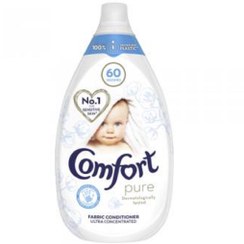 تصویر مایع نرم کننده لباس کامفورت مناسب پوست های حساس Comfort Pure Fabric Conditioner Liquid, Ultra Concentrated, 900ml