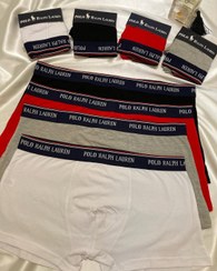 تصویر شورت نخ پنبه پادار جعبه ای مردانه پولو Polo 