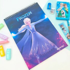 تصویر دفتر نقاشی 80 برگ السا و آنا سایز A4 