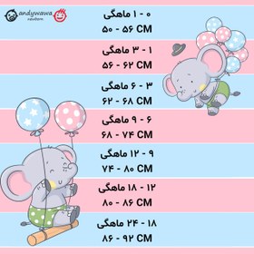 تصویر مانتو زیرپوش نوزادی برند اندی واوا 