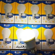 تصویر لامپ LED افراتاب ۹ وات حبابی رنگ مهتابی 