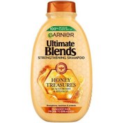 تصویر شامپو تقویت مو گارنیر عسل اقاقیا و موم زنبور عسل Garnier Fructis Ultimate Blends Acacia Honey & Beeswax For Damaged Hair Shampoo 400ml 