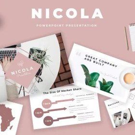 تصویر قالب پاورپوینت فشن و مد لباس Nicola 