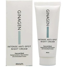 تصویر کرم ضد لک شب ژیناژن 40 میلی لیتر Intense Anti Spot Night GINAGEN Cream 40 ml