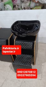 تصویر سرشور آرایشگاهی سه کاره خوابیده مبلی ایستاده همراه سنگ شیرآلات ارسال به سراسر ایران امکان خرید حضوری 