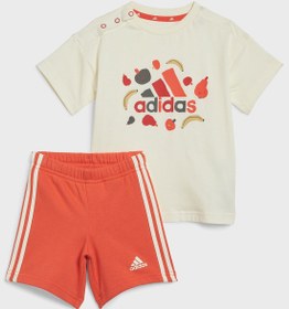 تصویر ست تی‌شرت و شلوارک میوه‌ای نوزاد برند Adidas Infant Fruit T-Shirt & short Set