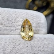 تصویر نگین سنگ سیترین معدنی آفریقایی کد 36462 