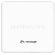 تصویر درایو لپ تاپ دی وی دی رایتر Transcend External سفید 