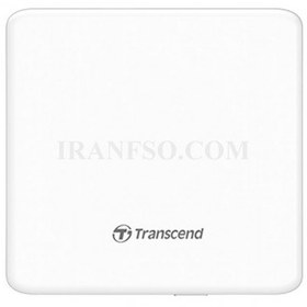 تصویر درایو لپ تاپ دی وی دی رایتر Transcend External سفید 