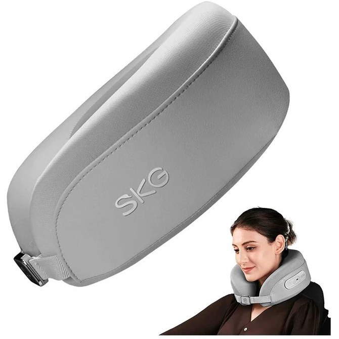 SKG 4356E-Neck Massager-White-Smart Cervical Shoulder Massager 