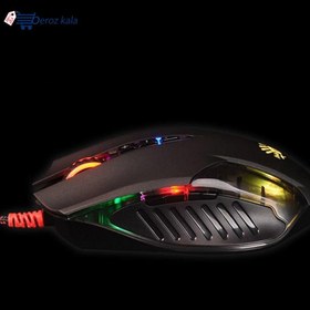 تصویر ماوس مخصوص بازی ای فورتک مدل Q50 ا A4tech Q50 Gaming Mouse A4tech Q50 Gaming Mouse