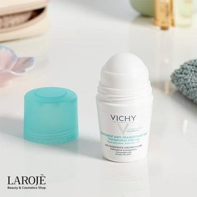 تصویر دئودورانت رولی تعریق شدید 48 ساعته ویشی Vichy Anti Perspirant Deodorant Roll On 48H 50ml