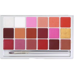 تصویر پالت رژلب 18 رنگ 