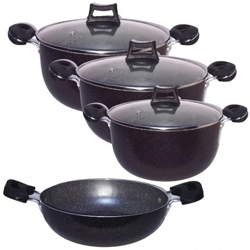 Modino Rice Cooker خرید و قیمت سرویس پخت و پز 7 پارچه مدل Modino | مشکی | ترب