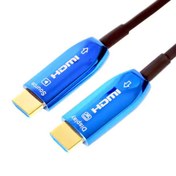 تصویر کابل HDMI انزوپلاس V2.0-4Kمدل Fiber Optic طول 50 متر (فیبر نوری) ا ENZO PLUS 4K HDMI V2.0 Cable 50M Active Fiber Optic ENZO PLUS 4K HDMI V2.0 Cable 50M Active Fiber Optic