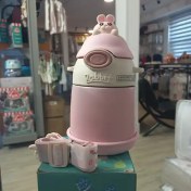 تصویر فلاسک نی دار طرح حیوانات فانتزی 