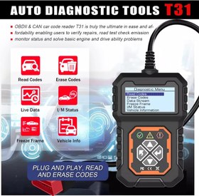 تصویر دستگاه دیاگ خودرو Fastsun T31 OBD2 کد خوان 
