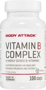 تصویر ویتامین ب کمپلکس بادی اتک 100 عدد – BODY ATTACK VITAMIN B-COMPLEX 