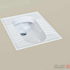 تصویر توالت زمینی تخت مدل آزالیا ریم بسته توالت زمینی تخت مدل آزالیا ریم بسته