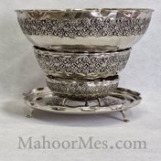 تصویر سرویس پذیرایی مسی رز مس با آبکاری کروم 