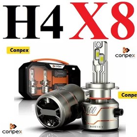 تصویر هدلایت کانپکس مدل X8 پایه H4 Conpex X8