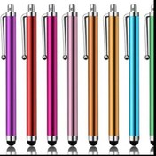 تصویر قلم لمسی تاچ پن استایلوس بسته 5 تایی رنگارنگ 
