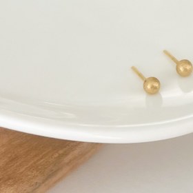 تصویر گوشواره میخی گوی شنی 