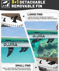 تصویر پدل برد DAMA HAWAII BLACK 