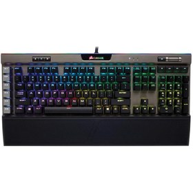 تصویر کیبورد با سیم گیمینگ کورسیر مدل کی 95 آر جی بی مکانیکال چری ام ایکس رد ا K95 RGB Mechanical-Cherry MX RED Gaming Keyboard K95 RGB Mechanical-Cherry MX RED Gaming Keyboard