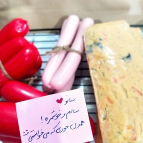 تصویر سوسیس هات داگ و کوکتل مرغ خانگی 500 گرمی 