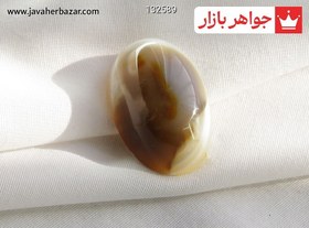 تصویر نگین عقیق باباقوری هندی زیبا کد 132589 