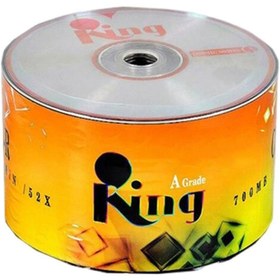 تصویر شرینگ سی دی خام 50 عددی کینگ King 700MB CD 