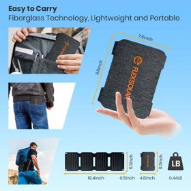 تصویر پنل خورشیدی FlexSolar 10 W ضد آب 