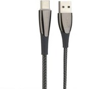 تصویر کابل تبدیل USB به USB-C هیسکا مدل LX-297 طول 1 متر مشکی شارژر موبایل شارژر دیواری هیسکا LX-297C مشکی