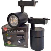 تصویر چراغ ریلی ۳۰وات بدنه مشکی 