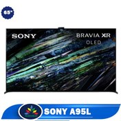 تصویر تلویزیون سونی 65A95L Old 4K Sony TV, model A95L, size 65 inches, produced in 2023