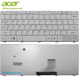 تصویر Acer Aspire One 532 Notebook Keyboard ا کیبرد لپ تاپ ایسر مدل Aspire One 532 سفید کیبرد لپ تاپ ایسر مدل Aspire One 532 سفید