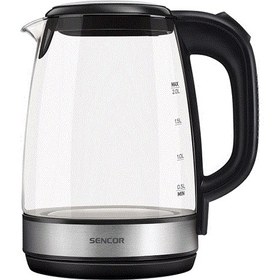 تصویر کتری برقی سنکور مدل SWK2080BK Sencor WSK2080BK Electric Glass Kettle