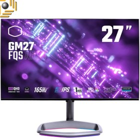 تصویر مانیتور گیمینگ 27 اینچ فلت کولرمستر مدل GM27-FQS ARGB GM27-FQS ARGB 27 Inch Flat Gaming Monitor