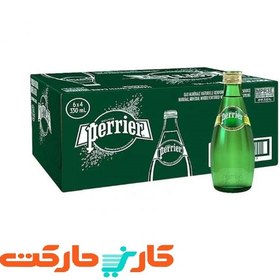 تصویر آب گازدار پریر طعم لیمو 330 سی سی - باکس 24 عددی Perrier Sparkling Mineral Water Limon - 330ml