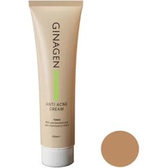تصویر کرم ضد جوش رنگی ژیناژن SPF20 (Natural Beige) 