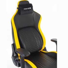 تصویر صندلی گیمینگ Renzo Royal Cyber Yellow Renzo Royal Cyber Yellow Gaming Chair